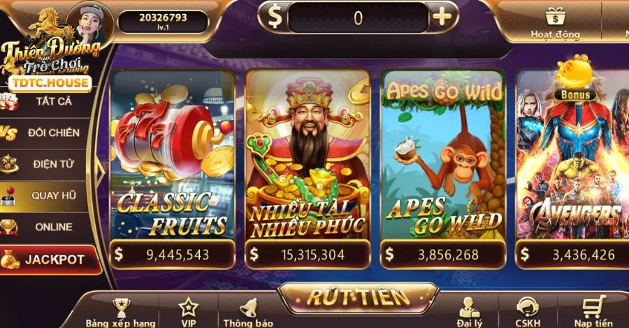 Thử vận may với các trò slot game BJ88